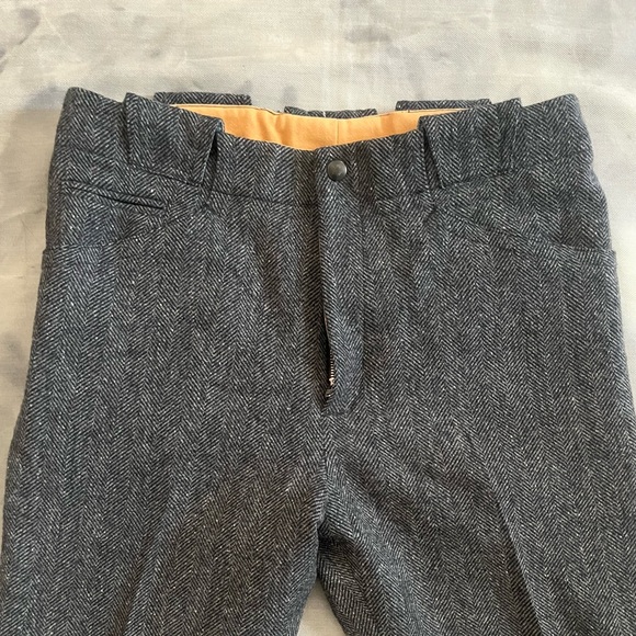 Monitaly Herringbone Trousers - Picture 2 of 8